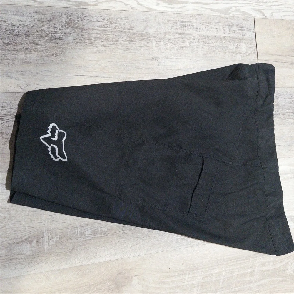 Fox Ranger Running Mountain Bike Shorts Mens 36 Black MTB Cycling Trail - Picture 3 of 6